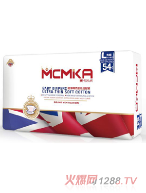 麥卡米卡超薄棉柔紙尿褲L54