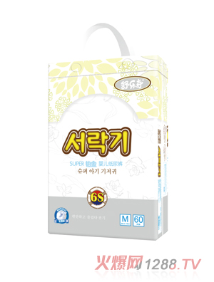 舒樂奇鉑金紙尿褲M碼60片