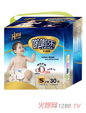 啦啦樂升級版紙尿褲S30片
