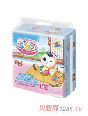 嘟啦啦負離子yinge紙尿褲M60片大包