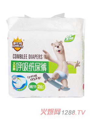 康比利全芯體大環(huán)腰呼吸紙尿褲M