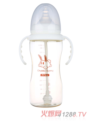 �����PPSU���ڏ����J���ԄӰ�����ƿ380ML��ɫ