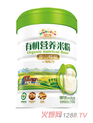 努貝卡有機營養(yǎng)米粉-淮山核桃U智配方