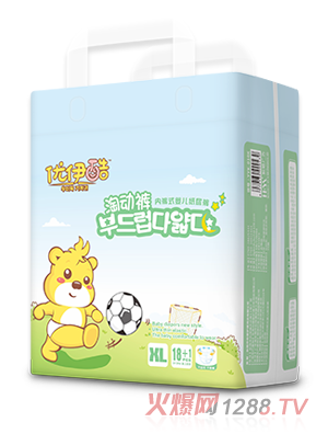 優(yōu)伊酷淘動褲內褲式y(tǒng)inge紙尿褲XL