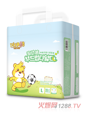 優(yōu)伊酷淘動褲內褲式y(tǒng)inge紙尿褲L