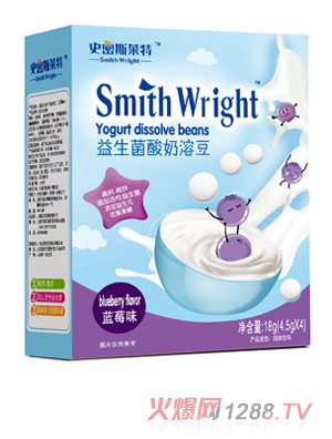 史密斯萊特益生菌酸奶溶豆-藍莓味