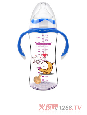 優(yōu)秀媽咪進口Tritan易握嬰兒奶瓶300ml