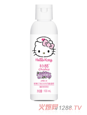 Hello Kitty初酷銀離子免洗手抗菌凝膠（植物萃?。?00ml