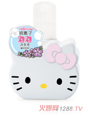 Hello Kitty初酷銀離子泡泡洗手液（植物萃?。?00ml