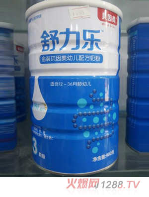 貝因美舒力樂金裝youe配方奶粉