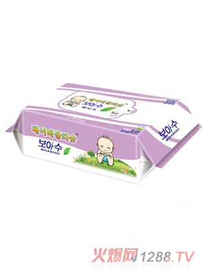 辛德瑞拉嬰兒手口濕巾紫色裝