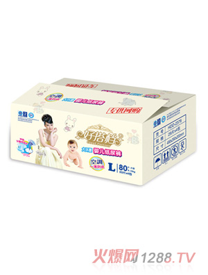 好搭檔大環(huán)腰紙尿褲l碼80片