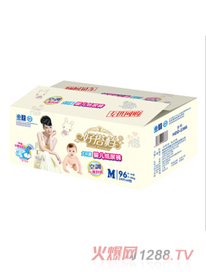 好搭檔大環(huán)腰紙尿褲m碼96片