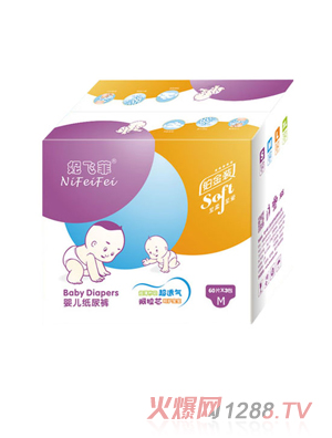 妮飛菲紙尿褲M60片