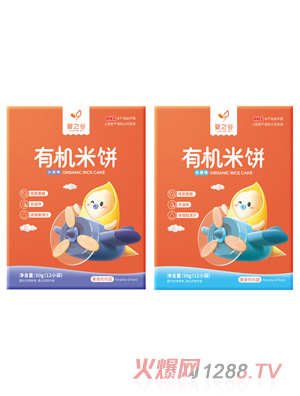 嬰之谷有機米餅-小米味蔬菜味水果味原味