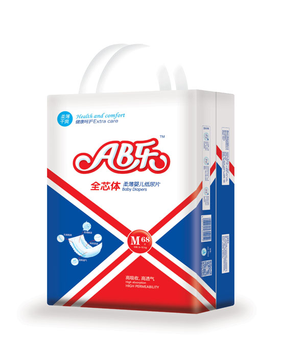 AB樂(lè)柔薄嬰兒紙尿片M68