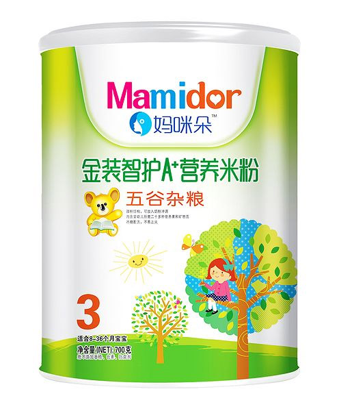 媽咪朵智護(hù)五谷雜糧A+營(yíng)養(yǎng)米粉(聽裝)