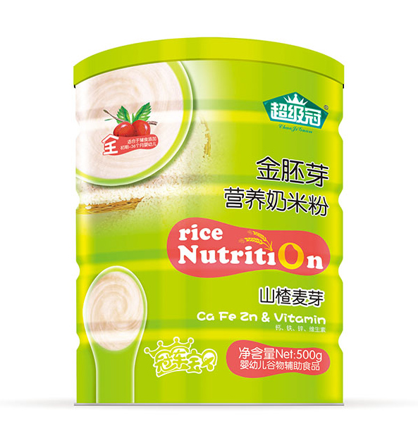 超級(jí)冠山楂麥芽營養(yǎng)奶米粉500克